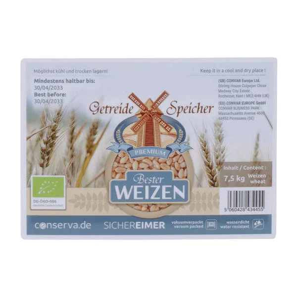 Convar-7 -  Bio Weizen DE-ÖKO-006 7.5 kg