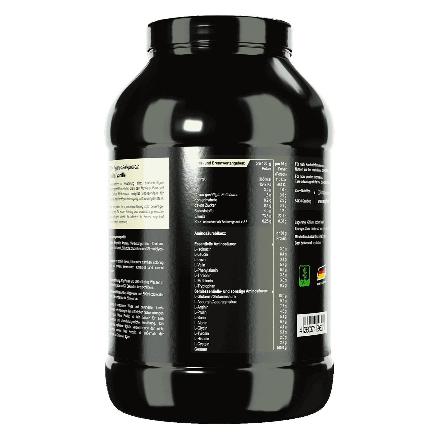 ZEC+ VEGAN RICE PROTEIN Shake
