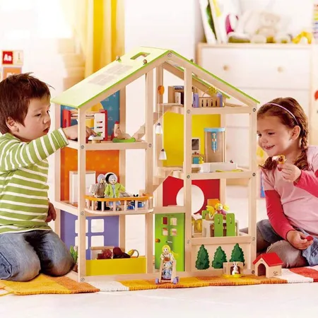 Hape Vier-Jahreszeiten-Haus inkl. Möbel