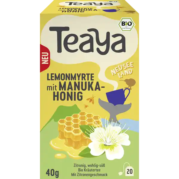 Bio Lemonmyrte mit Manuka-Honig - Neuseeland Kräutertee