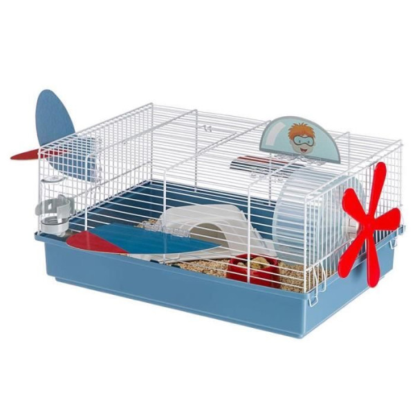 Criceti 9 cage ludique pour hamsters - theme avion