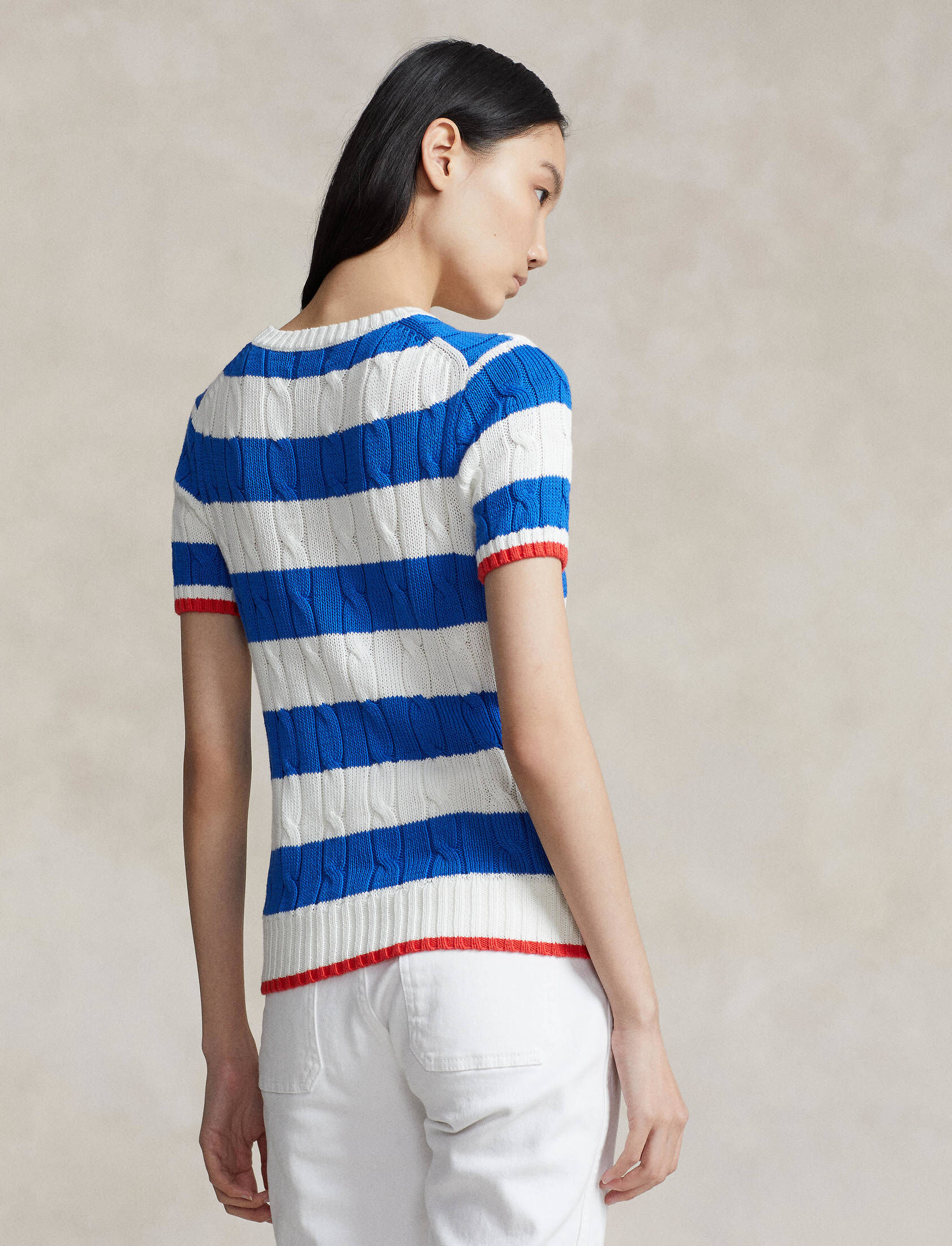 Polo Ralph Lauren| Damen Strickpullover Kurzarm