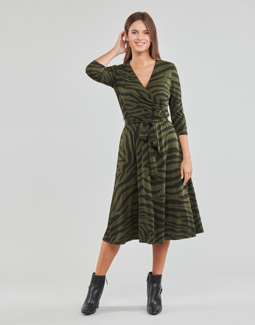 Lauren Ralph Lauren - CARLYNA Kaki / Negro