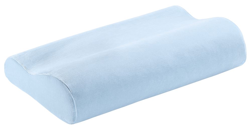 ELSA Nackenkissen<br>1 Stück, 50x11cm, inklusiv Veloursbezug hellblau