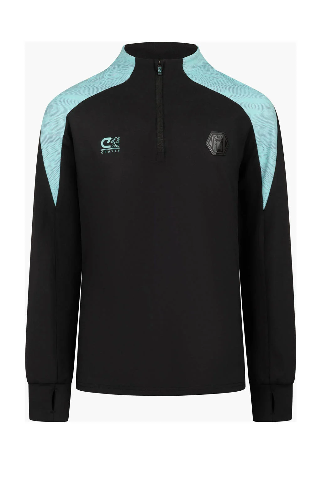 Cruyff sportshirt Mellite zwart