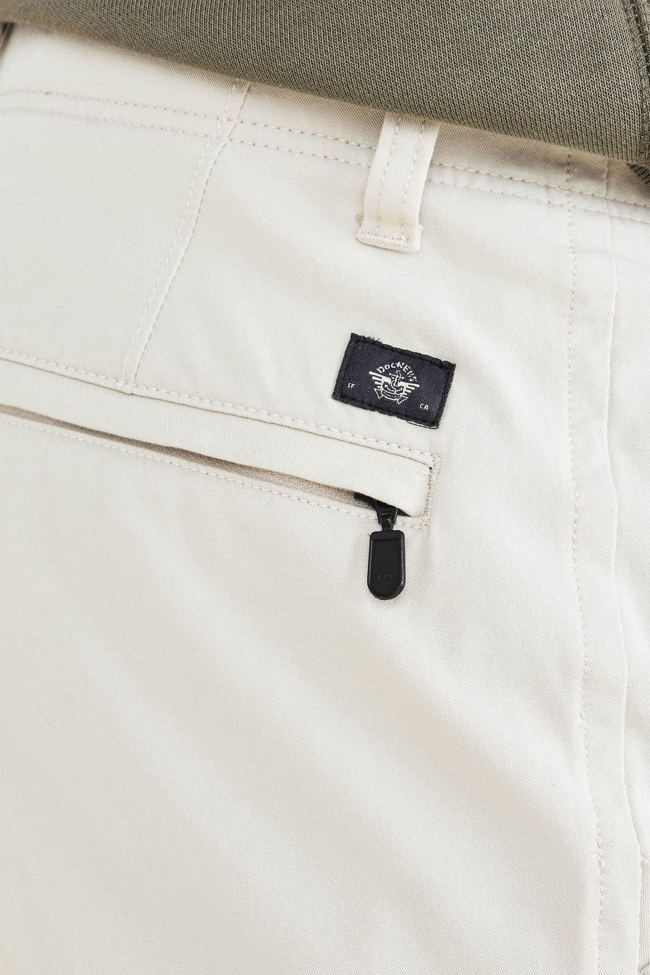 Calça Slim Fit Smart 360 Flex Alpha Cáqui - Marfim