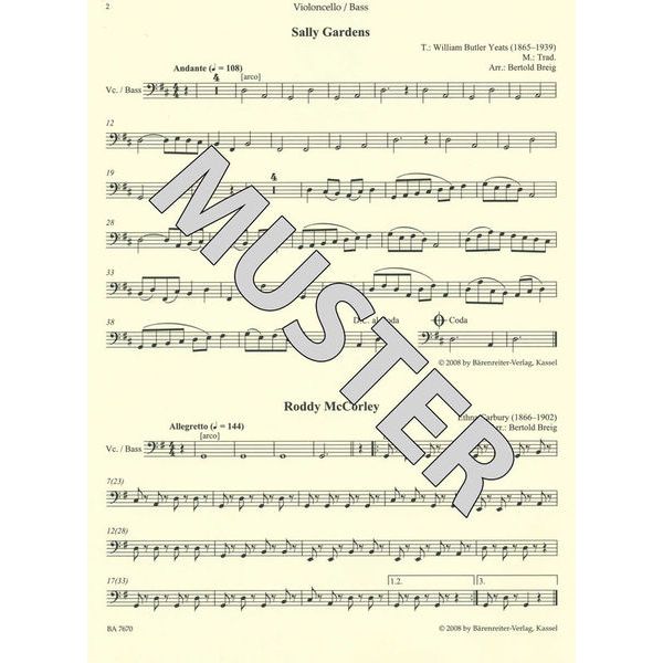 Bärenreiter combocom Irish