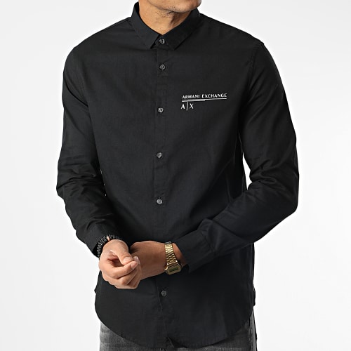 Chemise Manches Longues 6LZC17 Noir