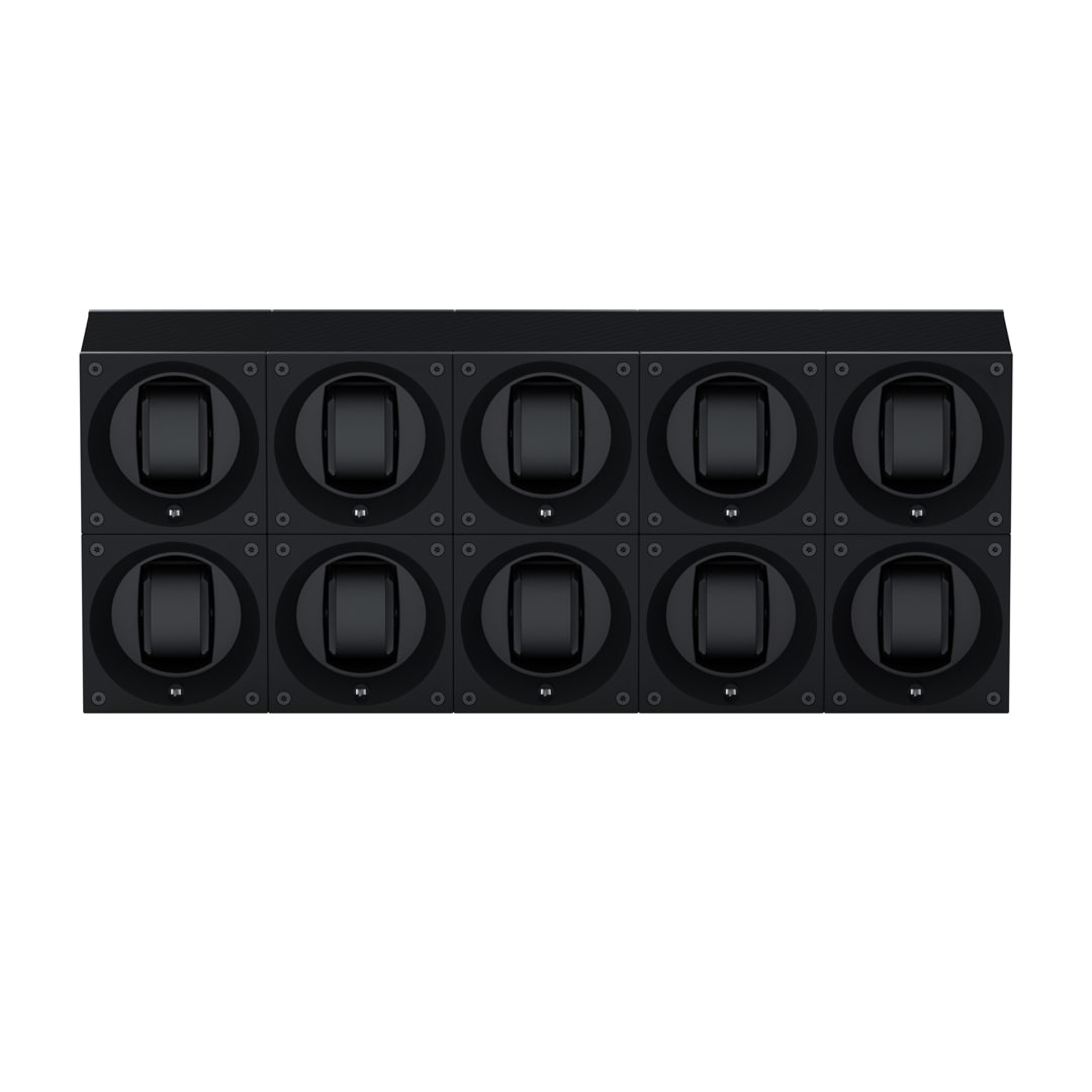 SwissKubik Masterbox Carbon - 10 Uhren