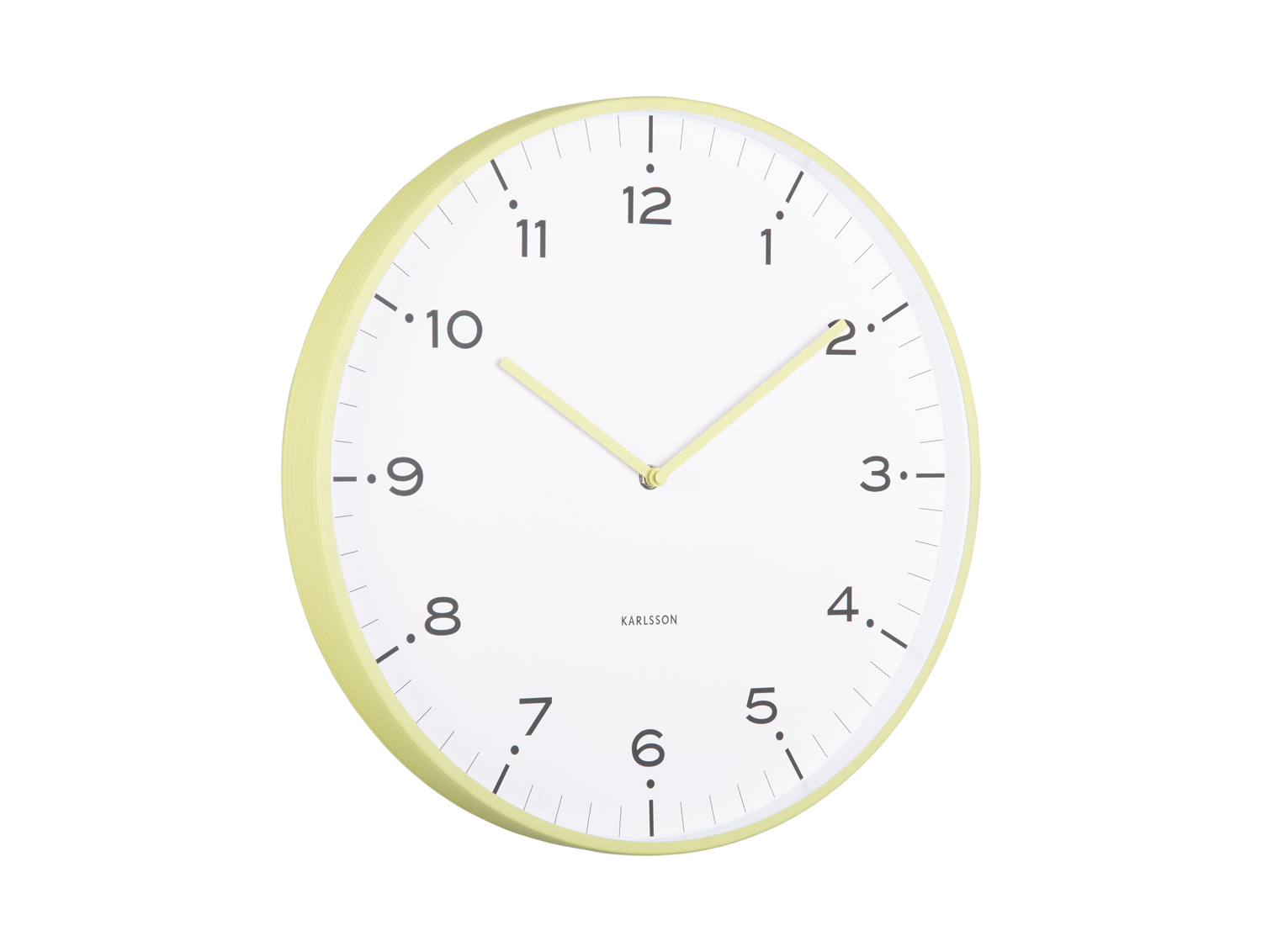 Wall clock Circus Rings matcha green