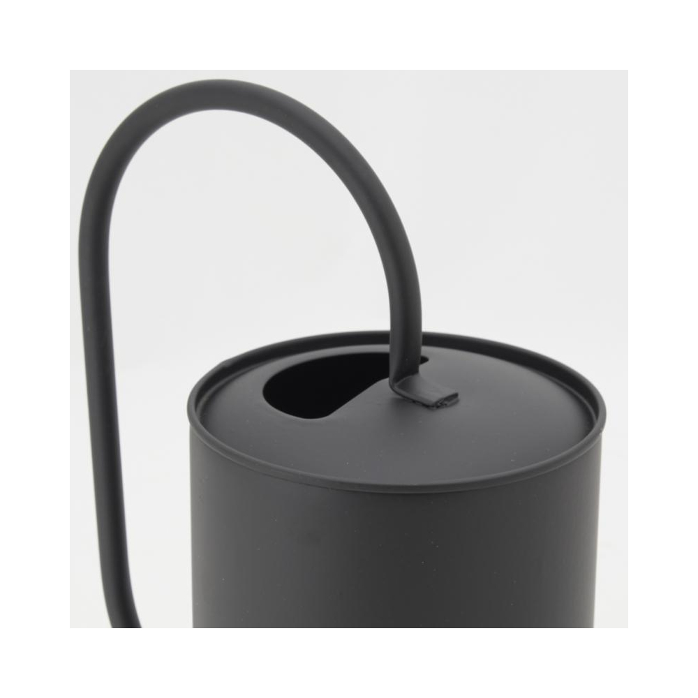 Arrosoir design en métal noir 1,5 l