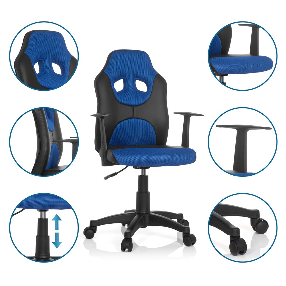 Kinderdrehstuhl KID GAME AL Kunstleder mit Armlehnen hjh OFFICE