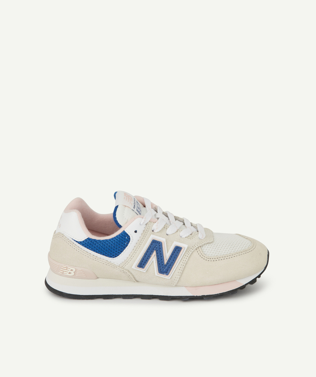 NEW BALANCEBASKETS 574 BEIGES ET ROSES FILLE
