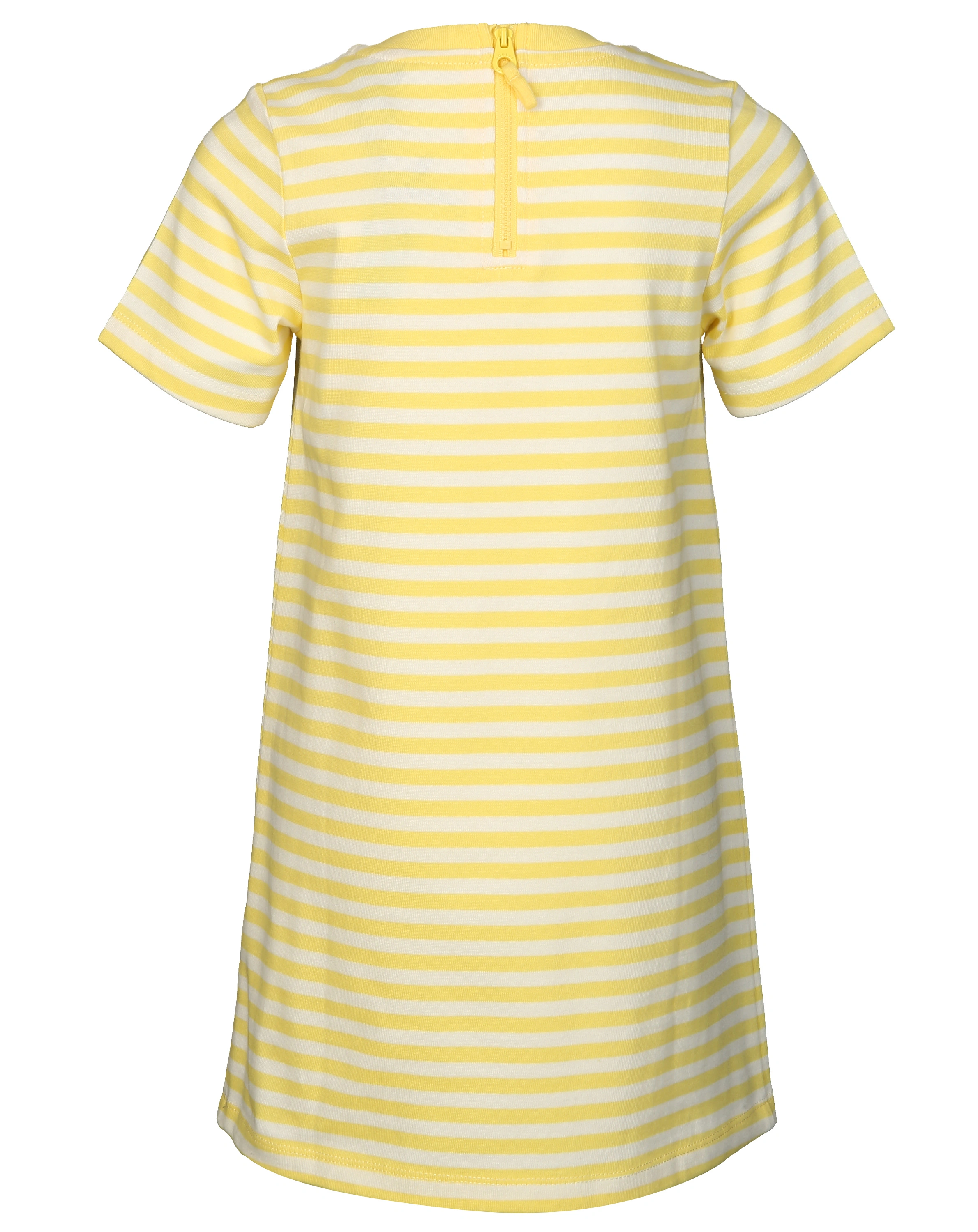 Kurzarm-Kleid ROSALEE – BEE gestreift in gelb