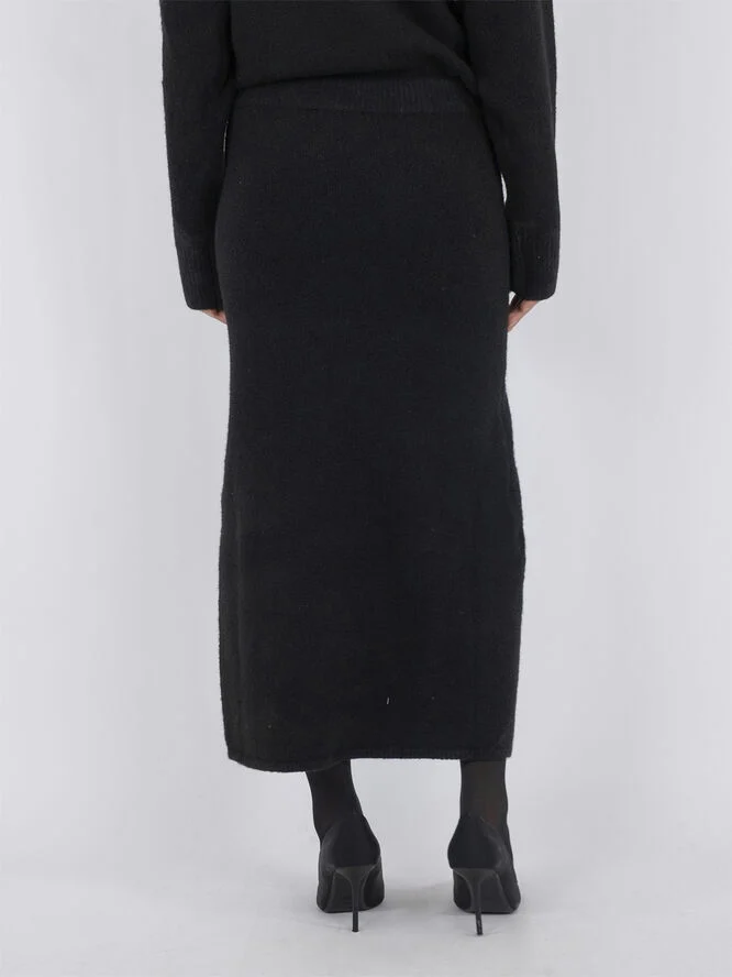 Neo Noir Ashanti Knit Skirt Black