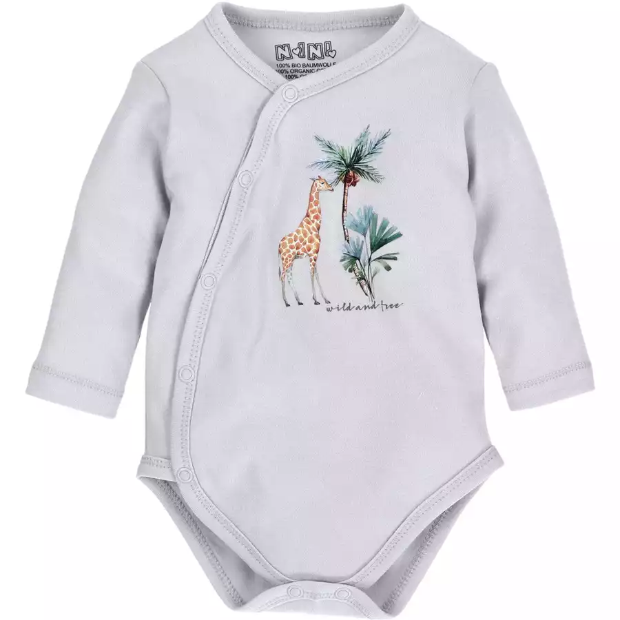 Nini Body Langarm Herbst, Winter grau