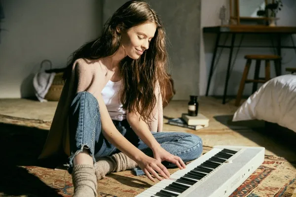 Casio CT-S1, Digital synthesizer, Hvid, Vekselstrøm, Batteri, AA, 4,5 kg