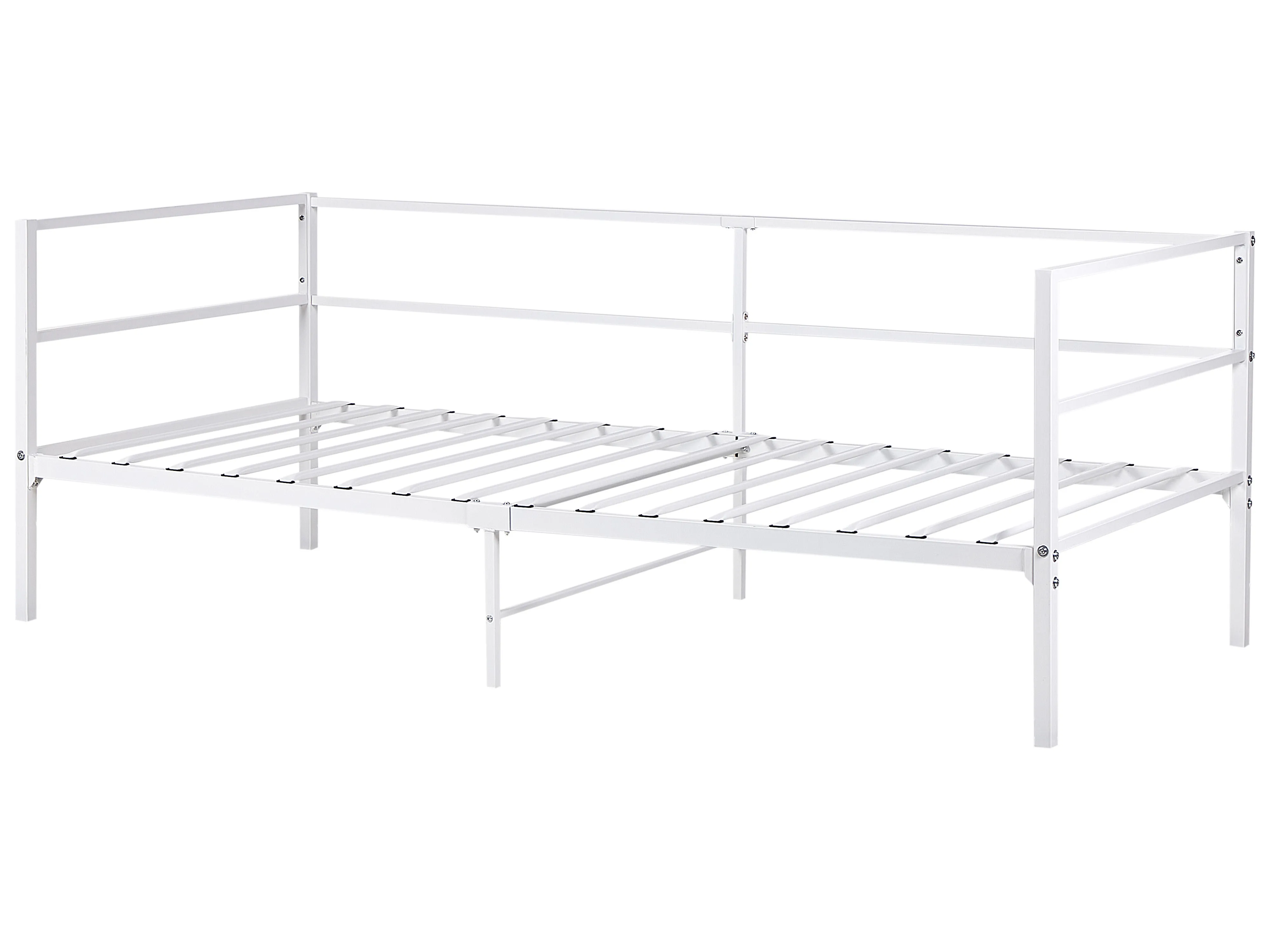 Bed Metaal BATTUT 90 x 200 cm Wit