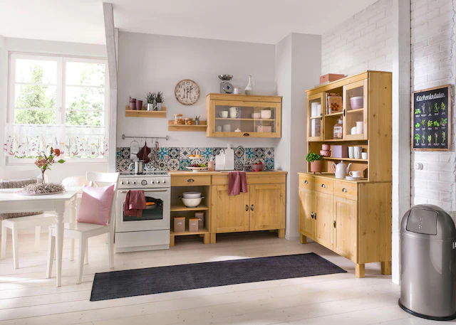 Home affaire Pantryküche »Oslo« Breite 150 cm, ohne E-Geräte