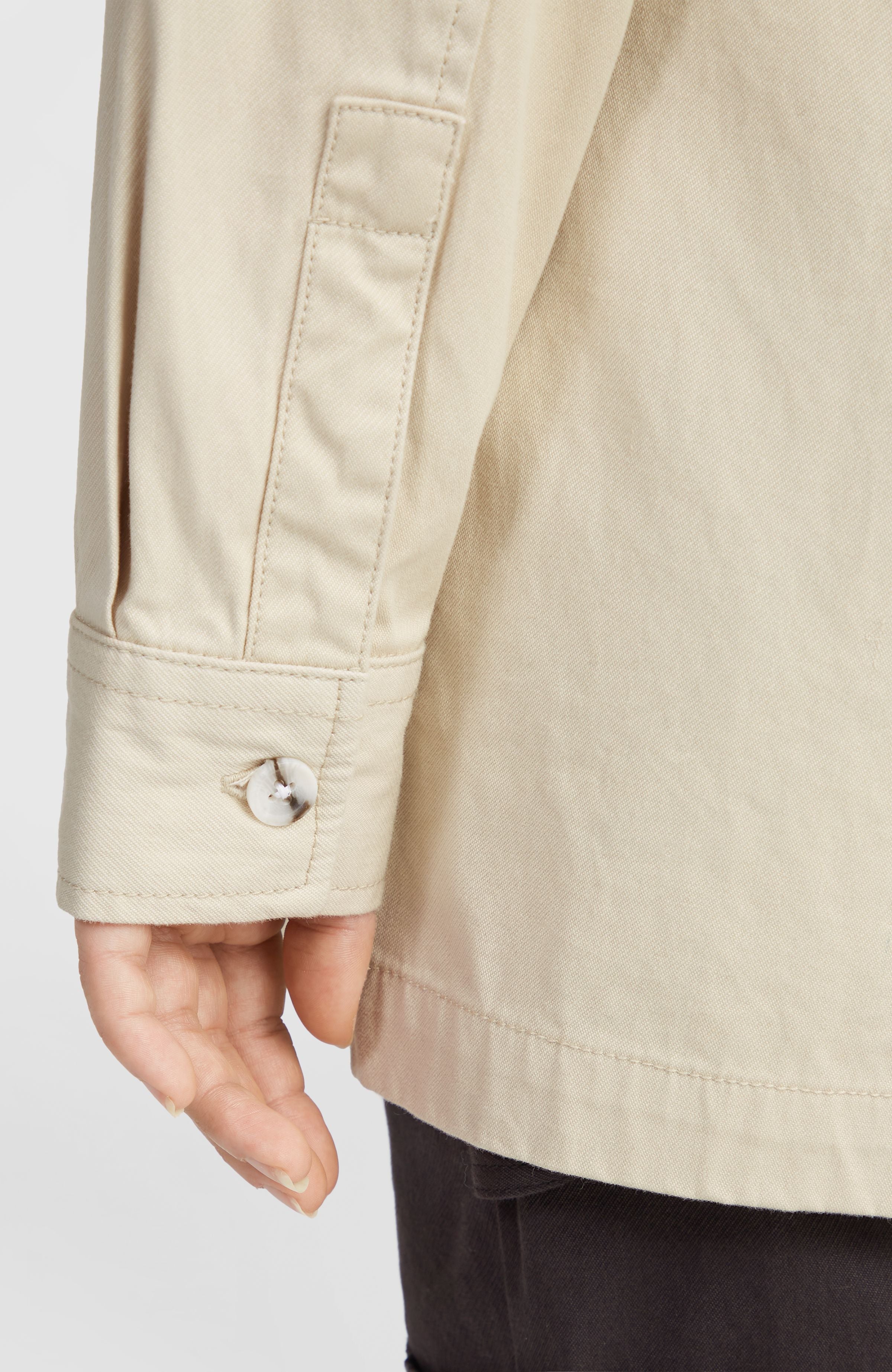 Twill overshirt