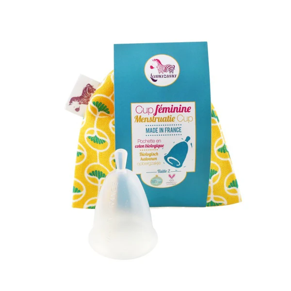 Lamazuna Cup Menstruelle Pochette Jaune - 1