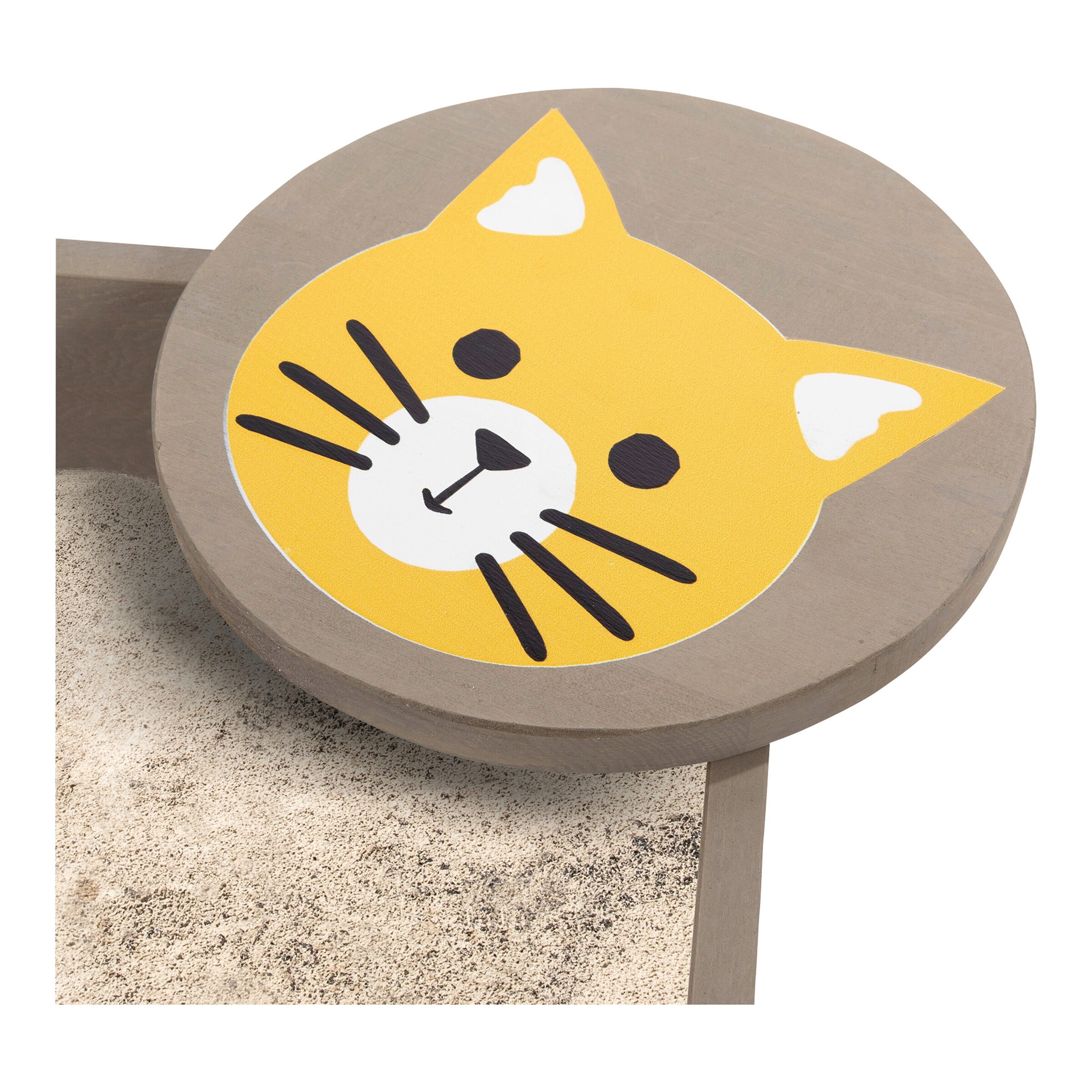 MUDDY BUDDY® Sandkasten Wild Cat warmgrau/ocker