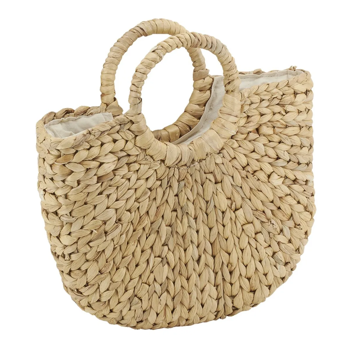 Sac à main Aubry Gaspard - Jacinthe/Coton