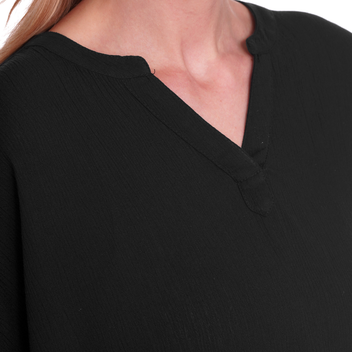 Gina Benotti Damen Bluse aus Viskose schwarz