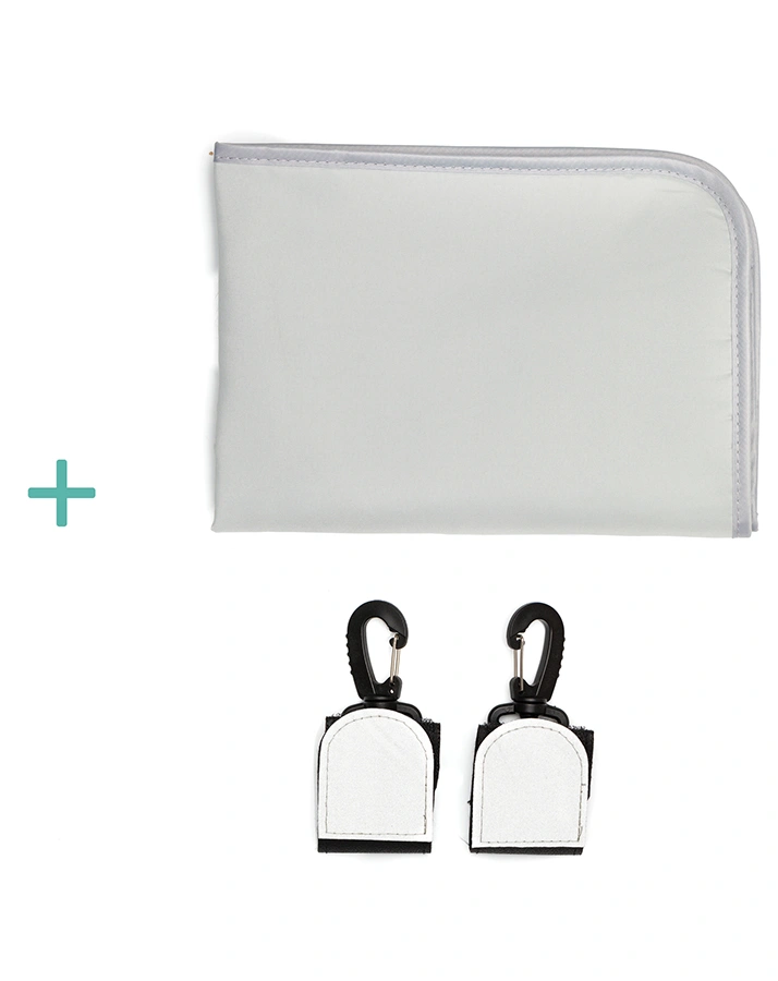 Wickelrucksack BERLIN (39x16x53) in grau melange