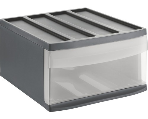 Systemix L ladekast, antraciet, 39,5x34x20,3 cm
