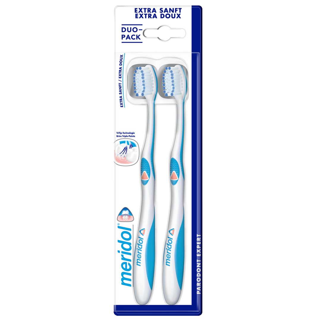 meridol PARODONT EXPERT Zahnbürste Extra Sanft Duo 1 Stk