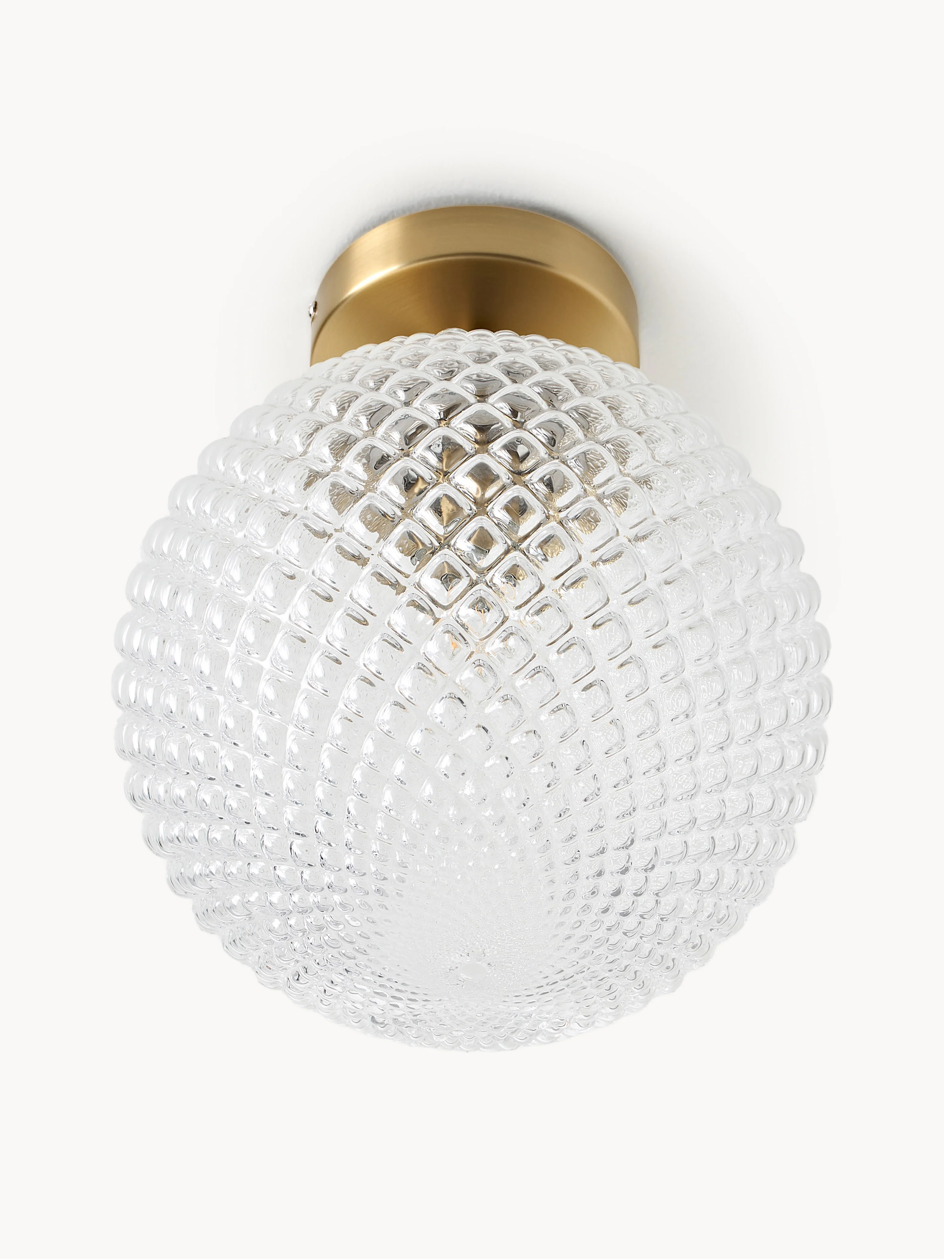 Kleine plafondlamp Lorna van glas