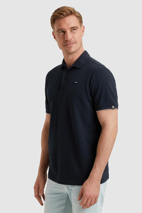 Vanguard blauwe heren polo