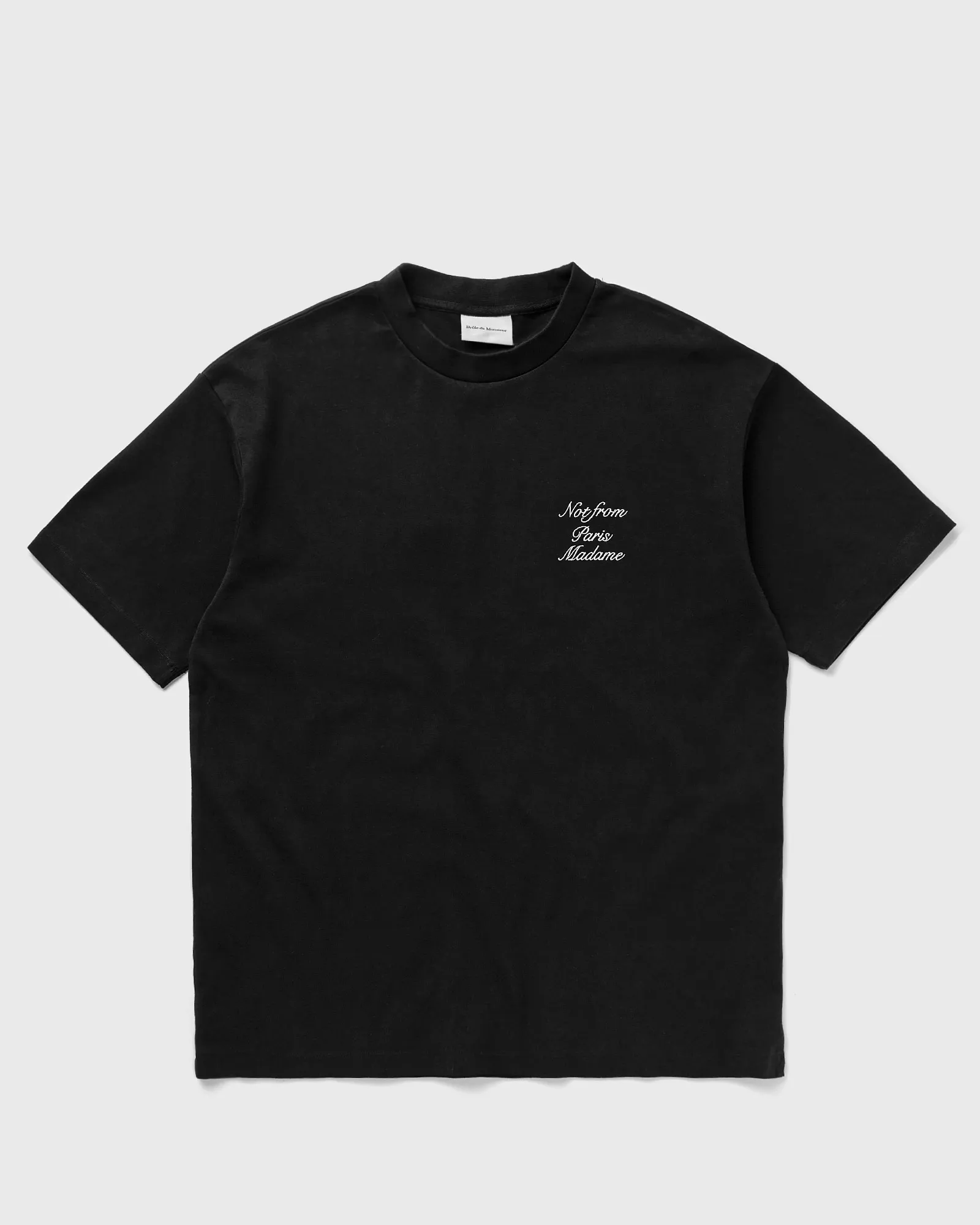 Drôle de Monsieur Le T-Shirt Slogan Cursive