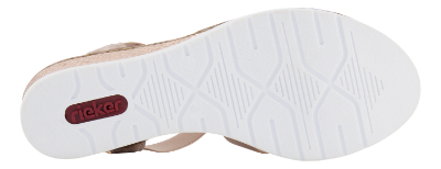 Rieker Damesandal med hæl Rosa V3822-31