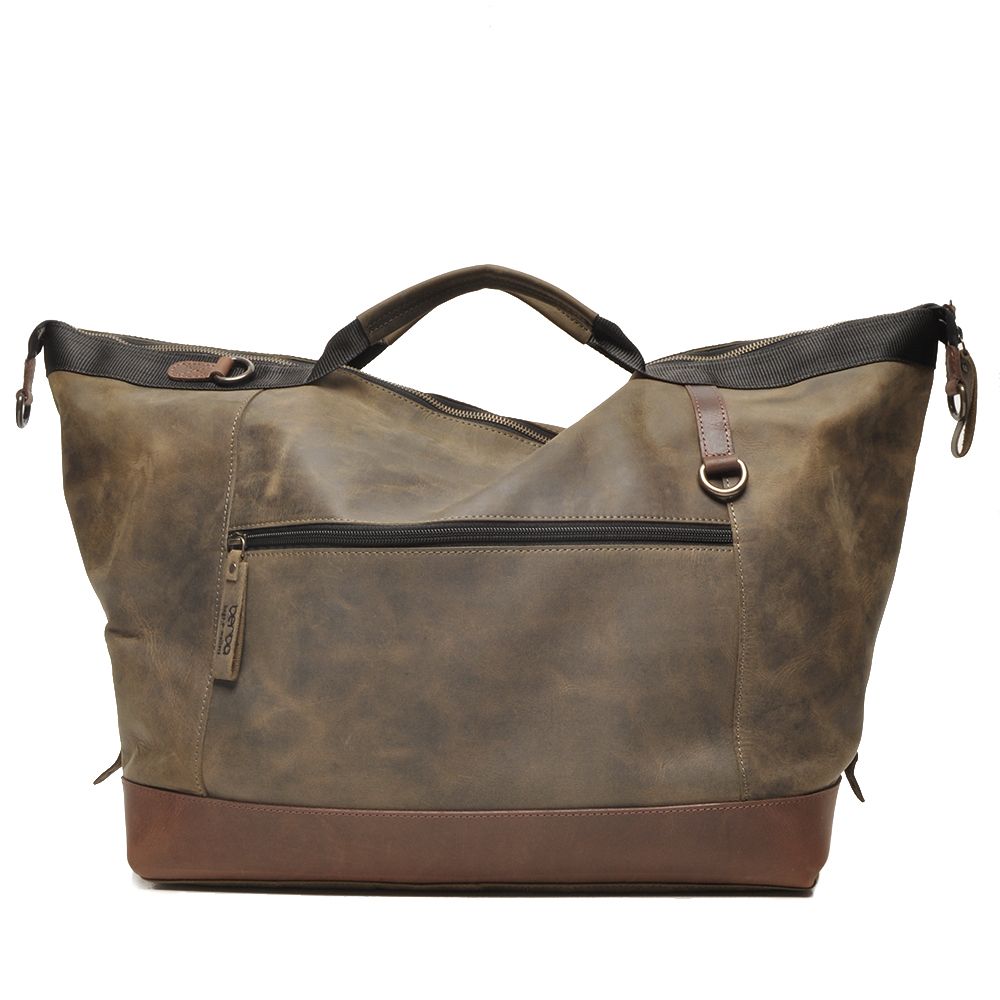 Berba Barbarossa Leren Weekender Reistas Military