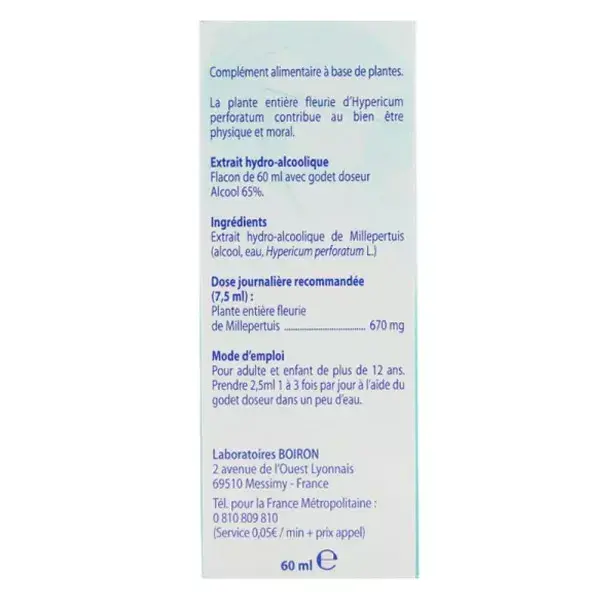 Boiron Équilibre Émotionnel Millepertuis 60ml