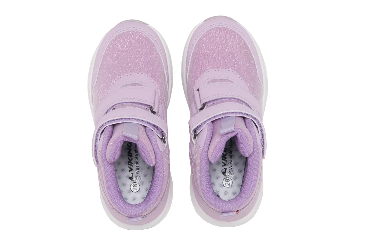 Viking Footwear Kid's Bouncy Glitter Mid Wp 2v Lilac