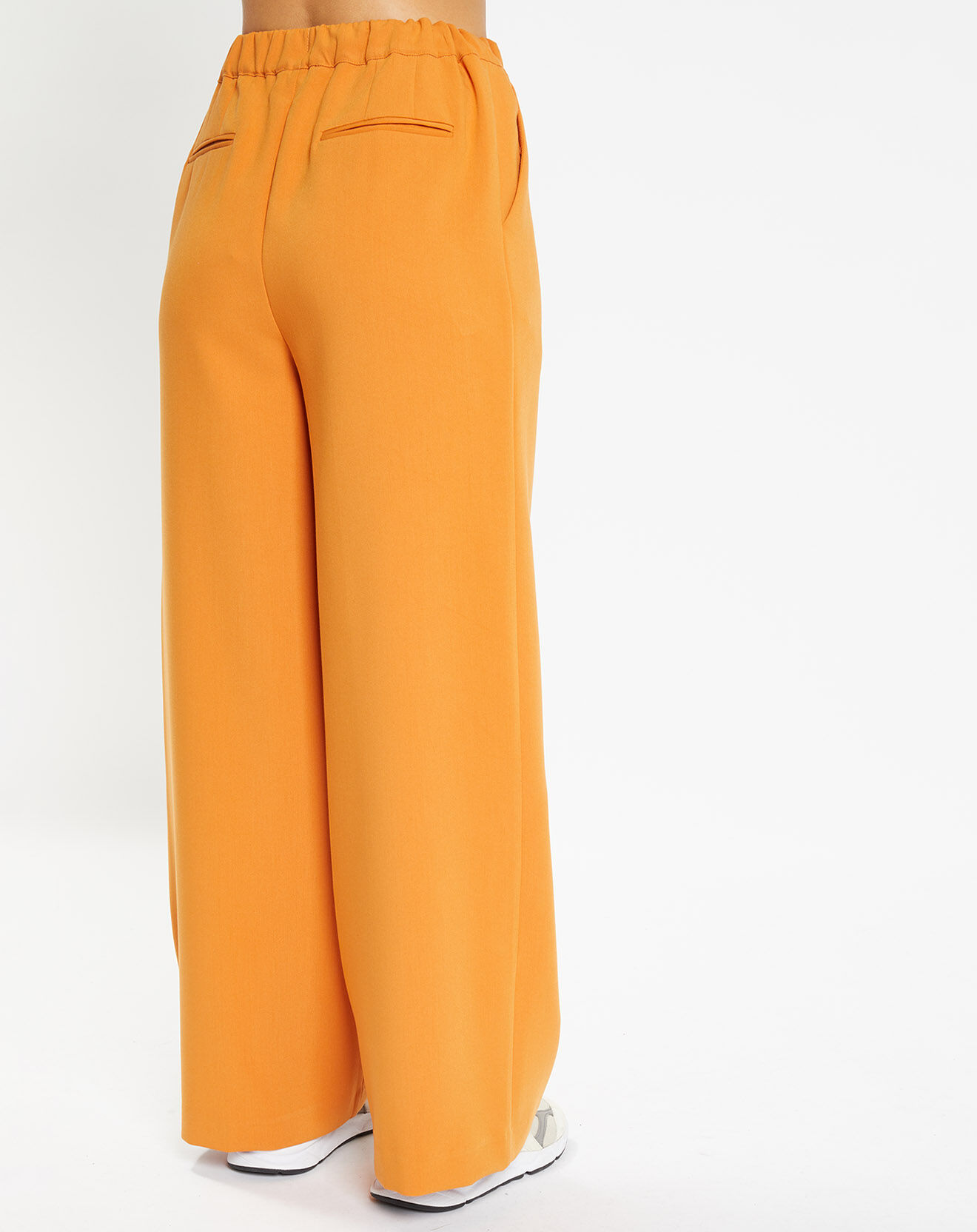 Galeries Lafayette Pantalon large Pierrot Pol orange