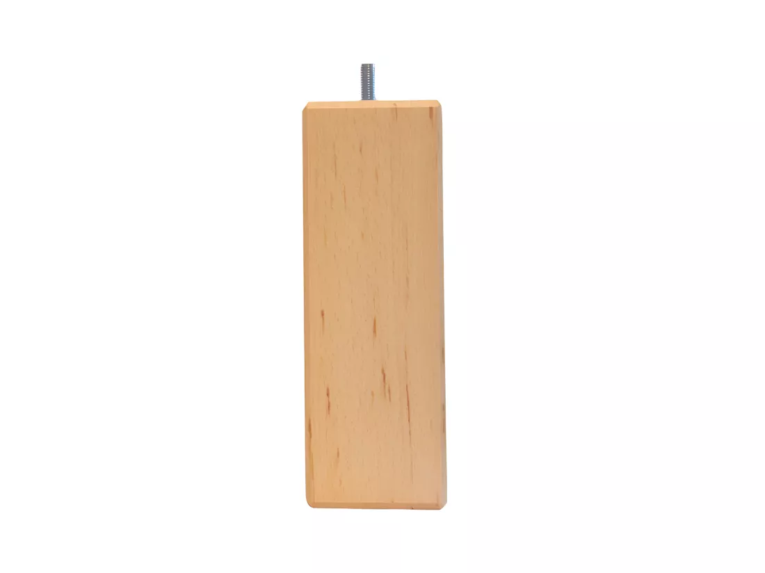 BELLECOUR LITERIE | Pied de lit carré en bois Hauteur 10 cm (vendu à l'unité)
