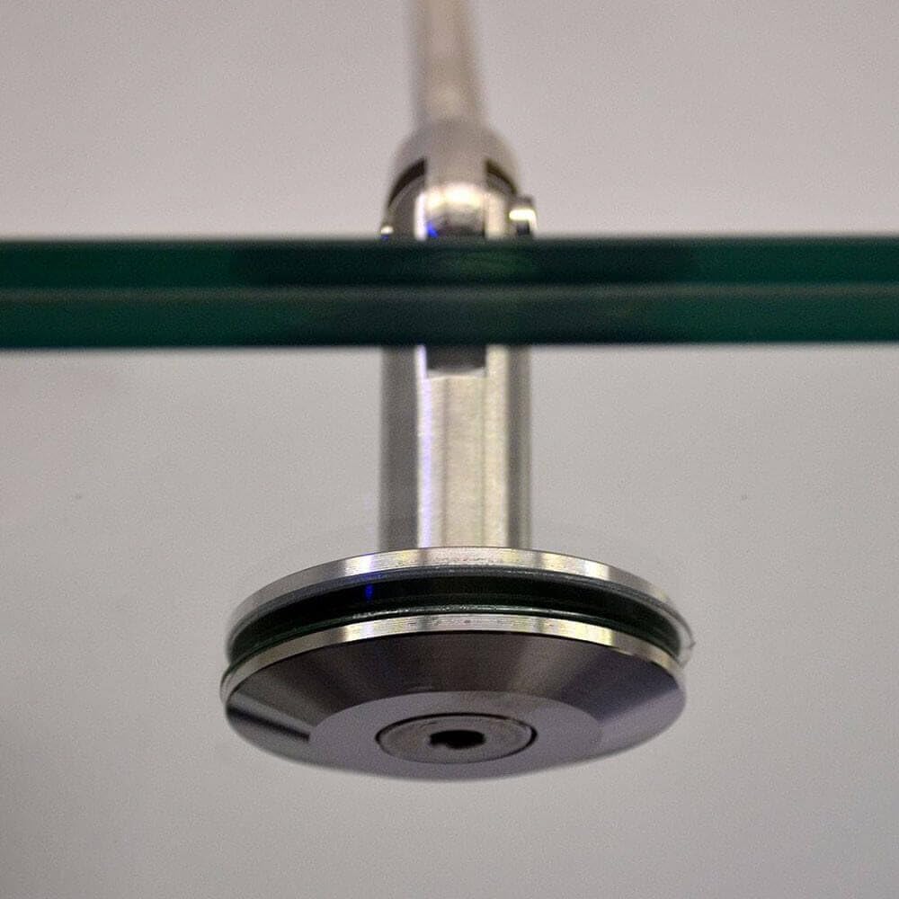 Home Deluxe - Glasvordach Klarglas - Maße: 150 x 90 cm - Verbundsicherheitsglas (VSG) - Verschiedene Größen - V2A rostfreies Edelstahlzubehör