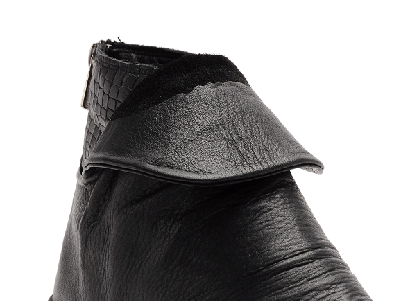 Mamzelle boots bottine plates femme plenita noir