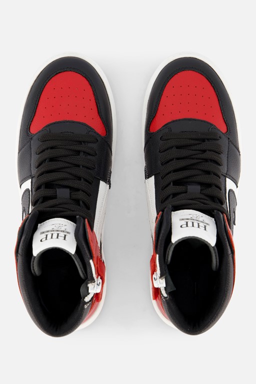 HIP Sneakers rood Leer
