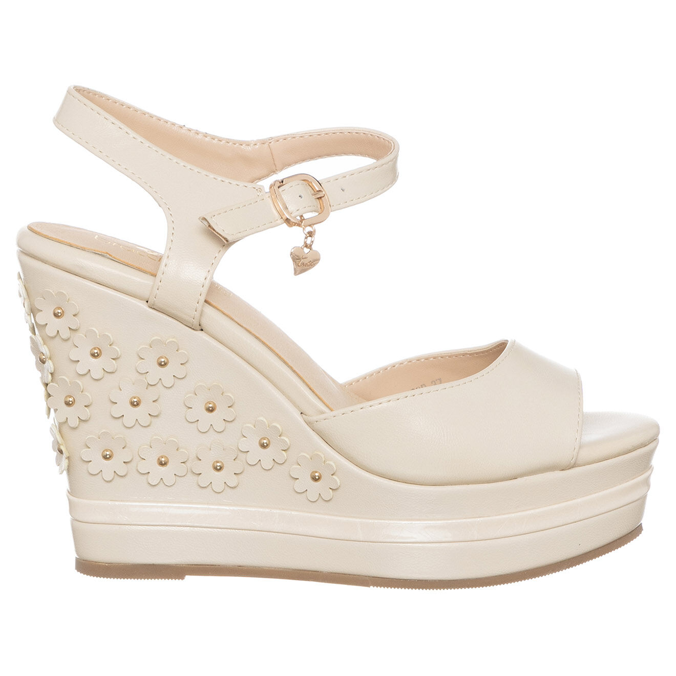 Tua By Braccialini Sandales compensées Olivia beiges - Talon 12 cm