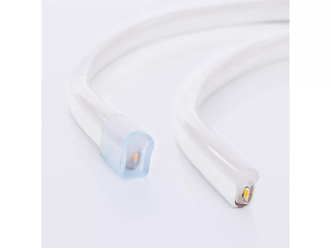 Ruban Néon LED Dimmable 220V SFLEX8 IP65 sur mesure coupe tous les 100 cm Blanc neutre 50 m