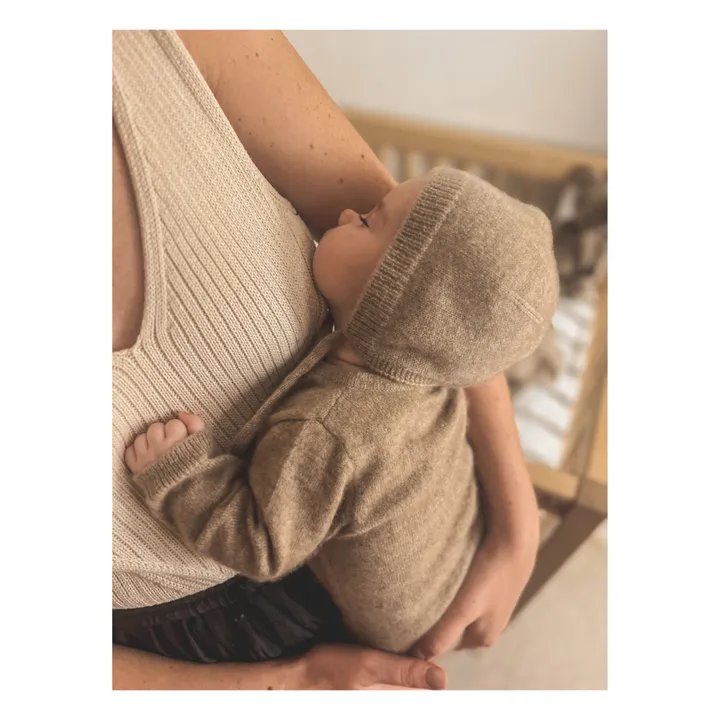 My Little Freckle Bonnet Cachemire Bio | Camel