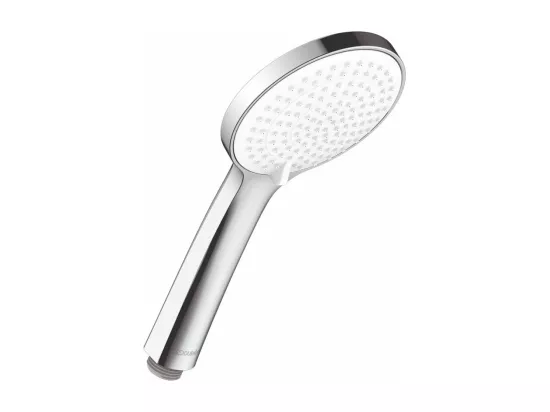 Pommeau de douche DURAVIT Universal 11 cm 3 jets chromé blanc
