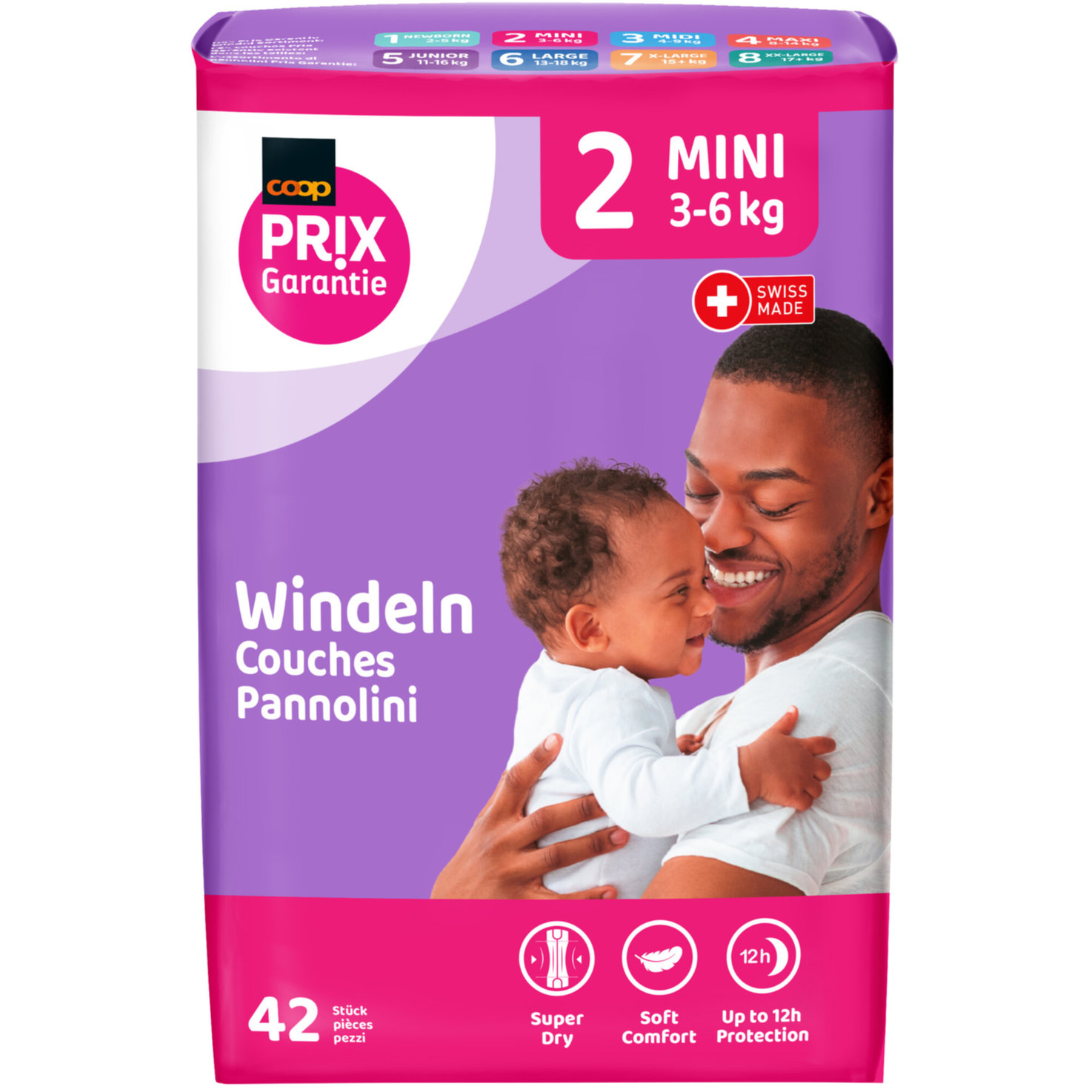 Prix Garantie Baby Windeln 2 Mini 42 Stück