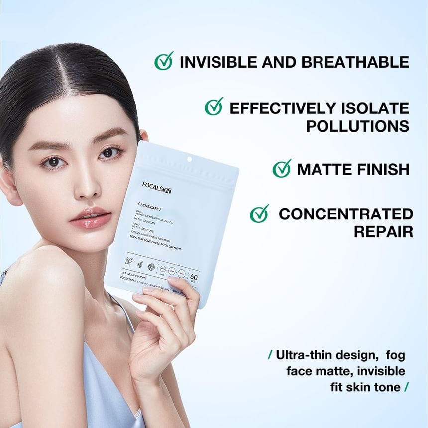 FOCALSKIN - Acne Puistjes Patch Dag Nacht