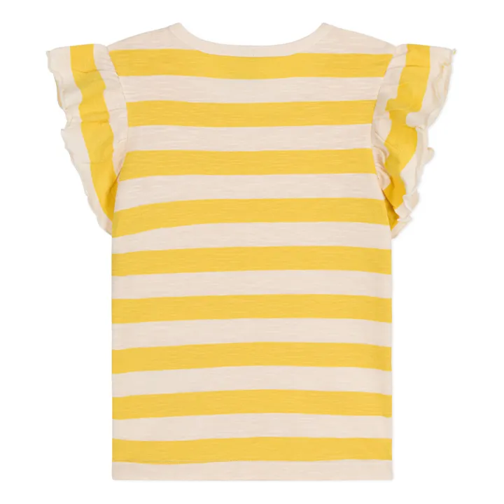 Petit Bateau T-shirt Metea Jersey Flammé | Jaune